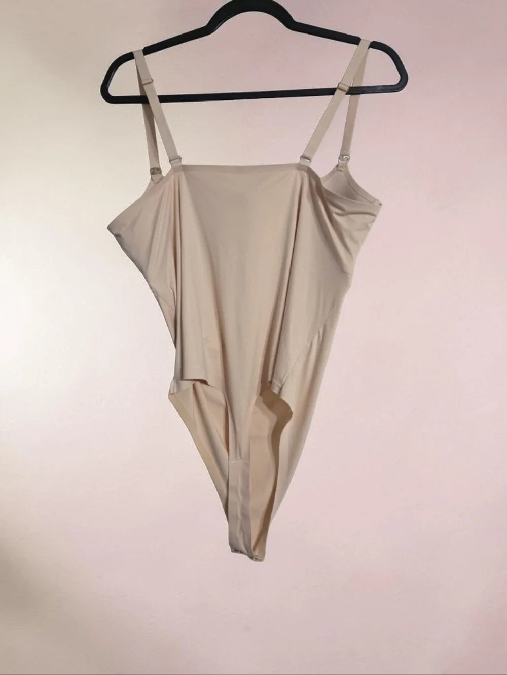 Victoria's Secret Beige Nude Shaping Thong Bodysuit Size XL